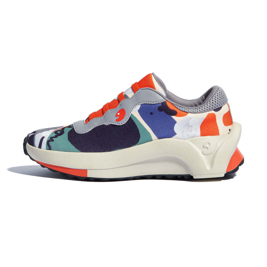 U.IN Painted Travel Shoes, Sevilla 1 Collection Platform Shoes Women's