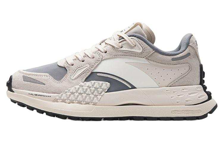 Anta Life Collection Star 202 Slip Resistant Abrasion Resistant Low top Sports Casual Shoes Women's White Gray
