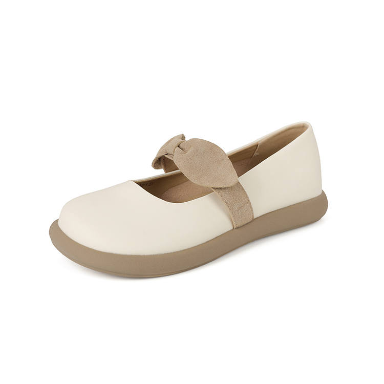 JOSINY Mary Jane Shoes Women's Ecru/Apricot