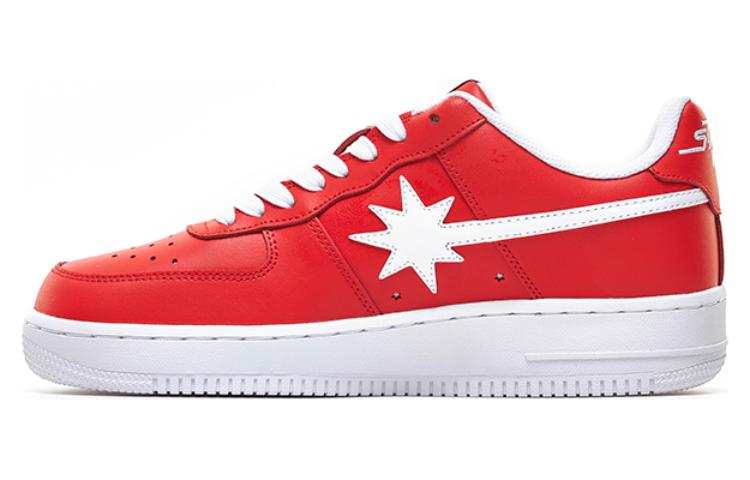 Starwalk Soldier Low top Skateboard Shoes Unisex Red White