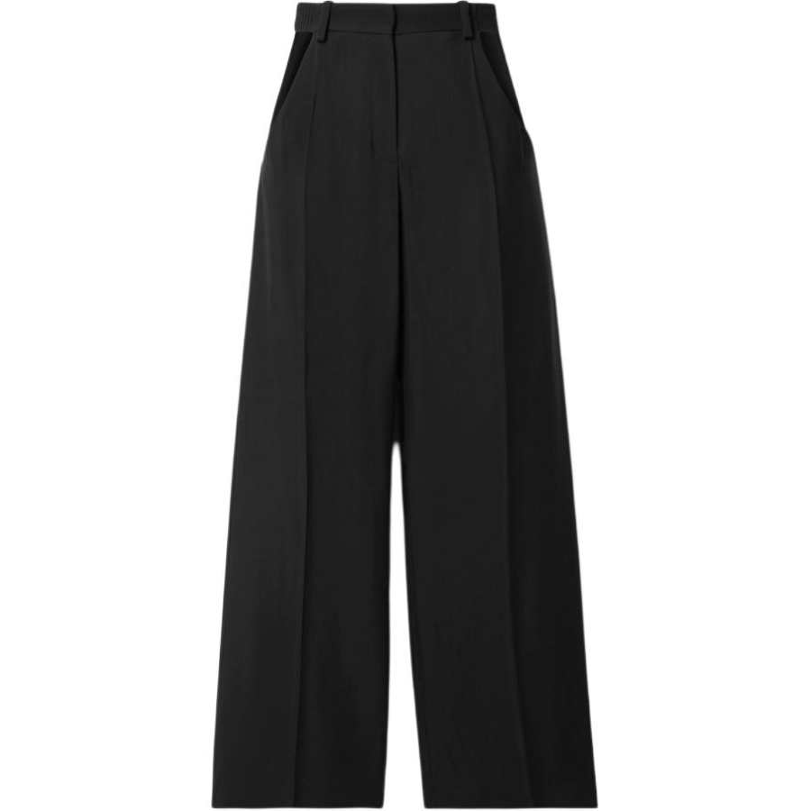 Mugler Casual Pants Women's Black Moderate Straight Fit Pants