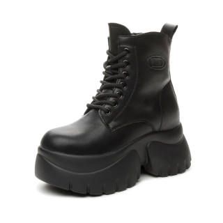 XIEGUIHUAYU Microfiber Leather Ankle Boots Women's
