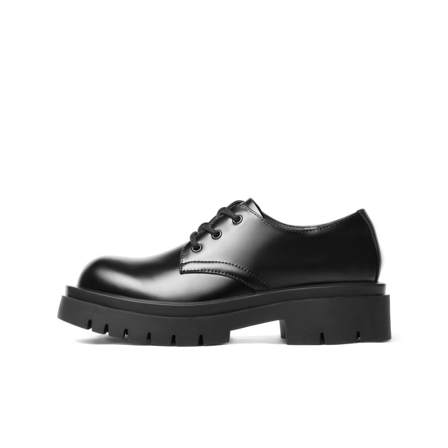 BELLE Pu Casual Leather Shoes Men's Black