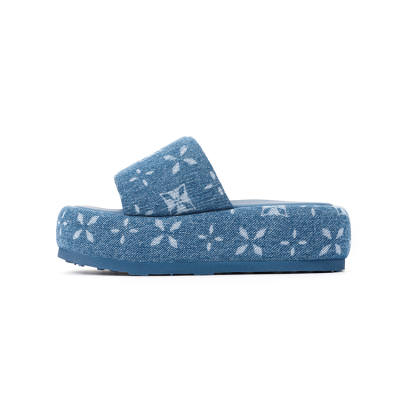 TRAPAR WAVES Slide Slippers Women's Blue
