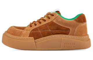 NEEDLE STUDIO Cow Suede Low top Skateboard Shoes Women's Brown
