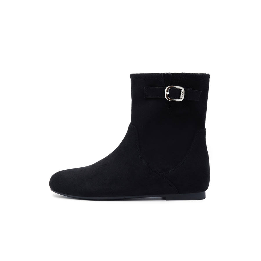 ELLE Slim Cylinder Boken Boots Ankle Boots Women's 2025 Women's Boots