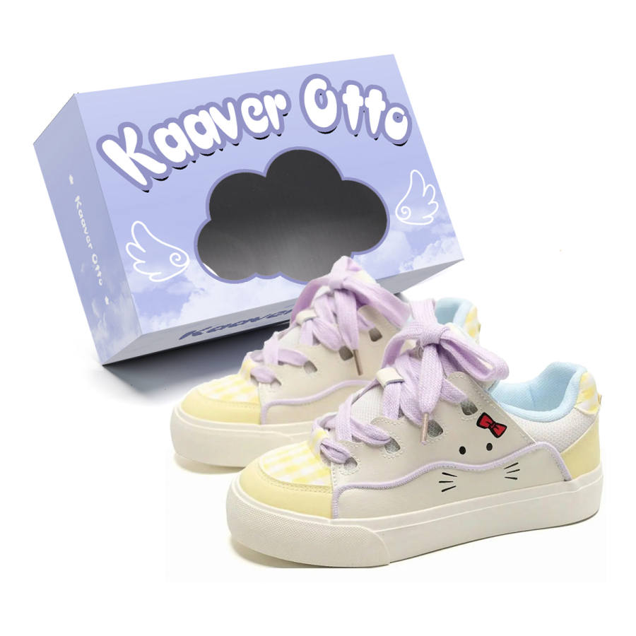 KAAVER OTTO Slip Resistant Cushioning Breathable Slip Resistant Cushioning Breathable Low top Skateboard Shoes Women's