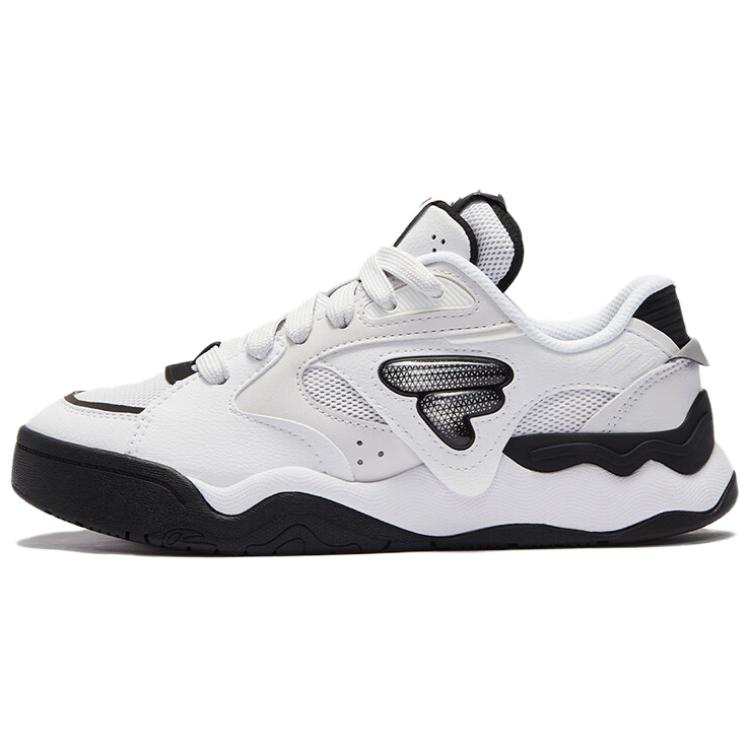 FILA FUSION Kick 2.0 Soft And Comfortable Abrasion Resistant Low top Casual Shoes Women's White