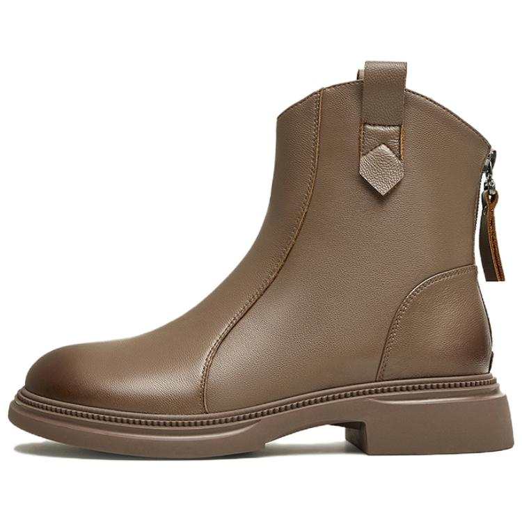 BASTO BASTO Leather Ankle Boots 3.5cm Women's