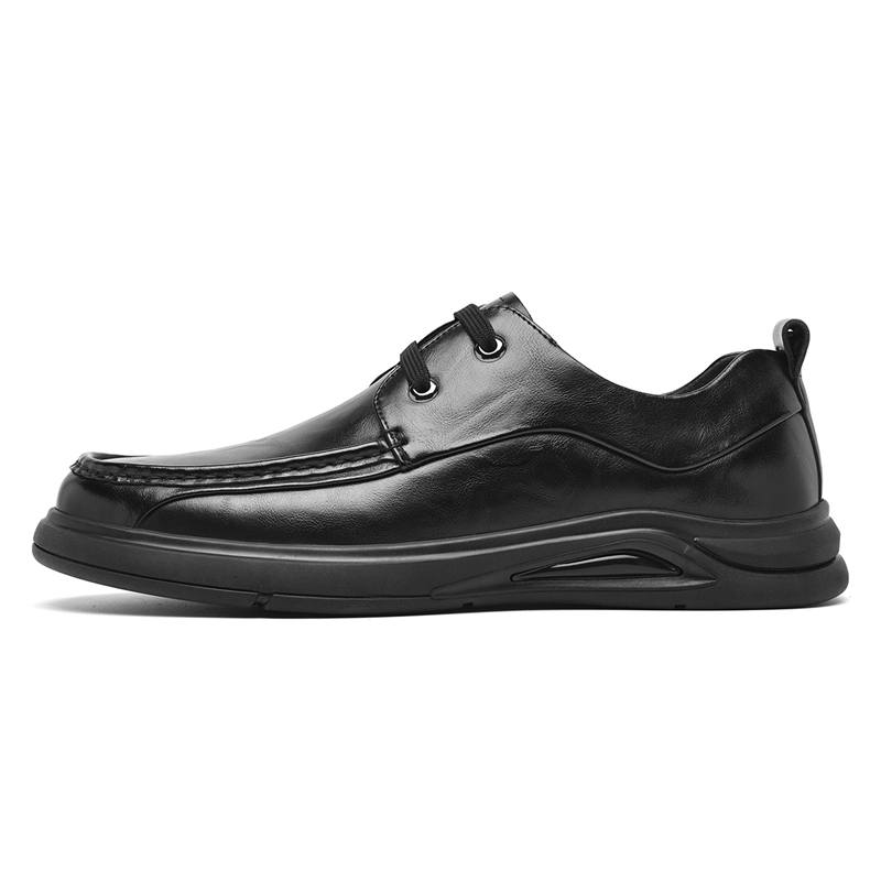 AOKANG Casual Leather Shoes Men's Black