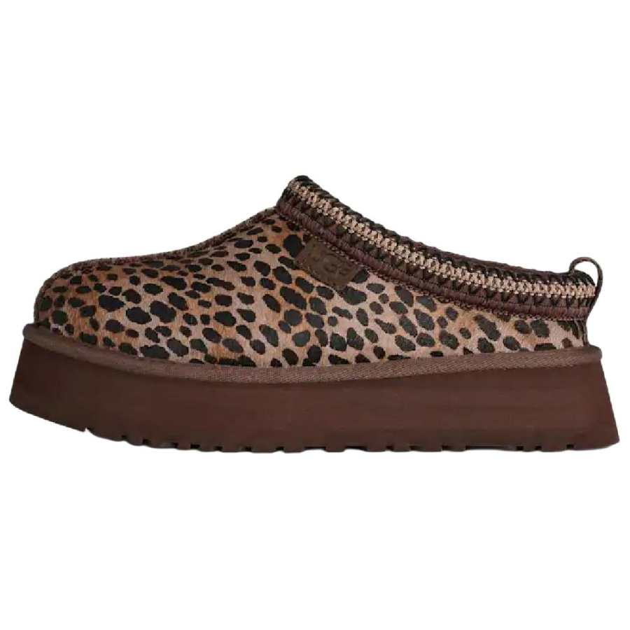UGG Tazz EVA Abrasion Resistant Abrasion Resistant Closed Toe Slippers Women's Leopard Print