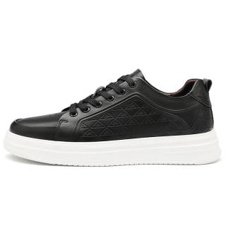 DUNNU Cow Leather Low top Skateboard Shoes Men's