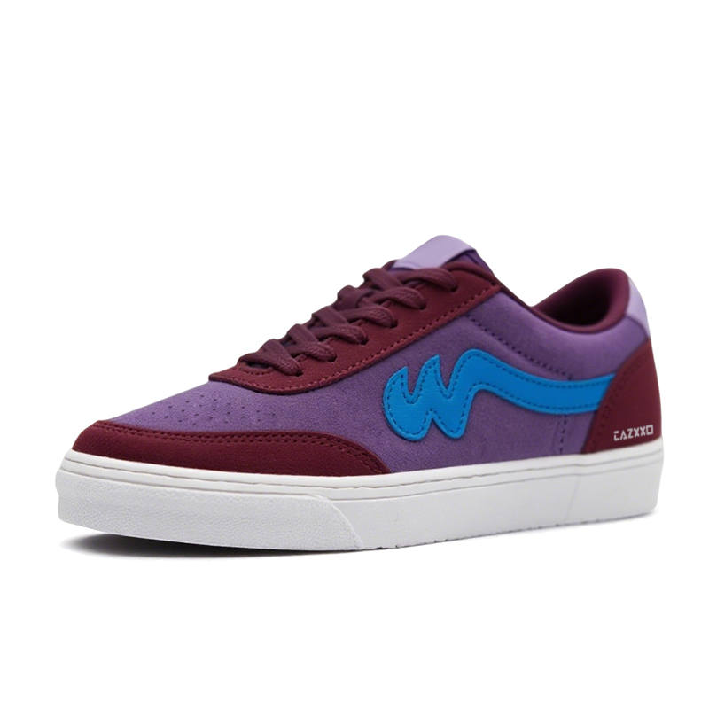 CAZXXO Low top Skateboard Shoes Men's Purple Brown