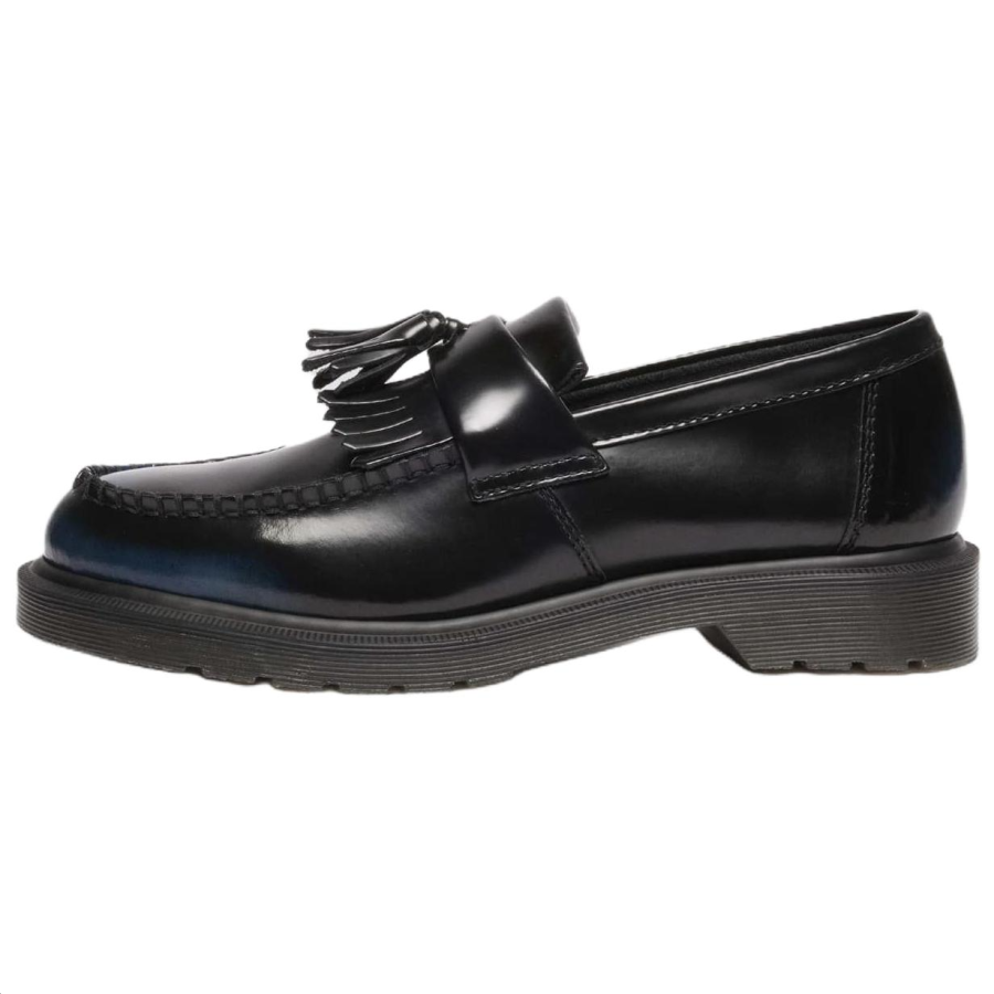 Dr.Martens Adrian Leather Loafers 3cm Unisex Black Blue