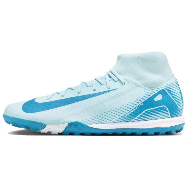 Nike Nike Mercurial Superfly 10 TF Turf Artificial Turf Soccer Shoes Men's Blue
