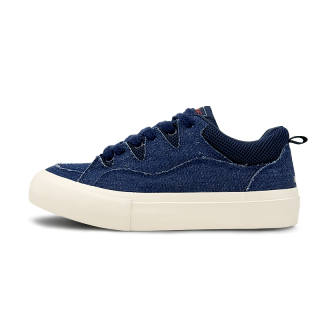 VASIBAEN Cushioning Low top Skateboard Shoes Unisex Denim Blue