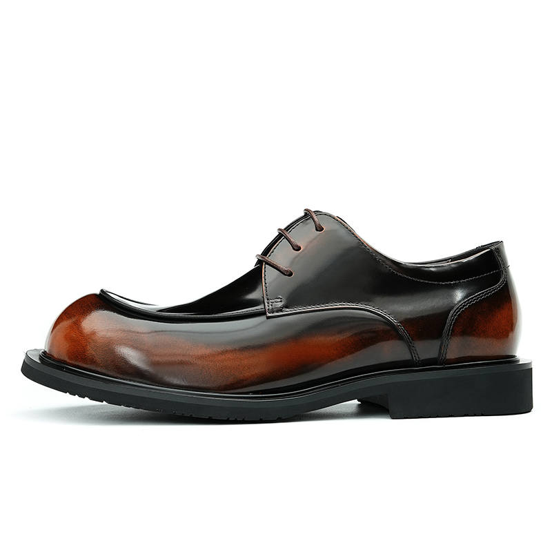 ASTON M.JAZZ Top Grain Cow Leather Dress Shoes Men's
