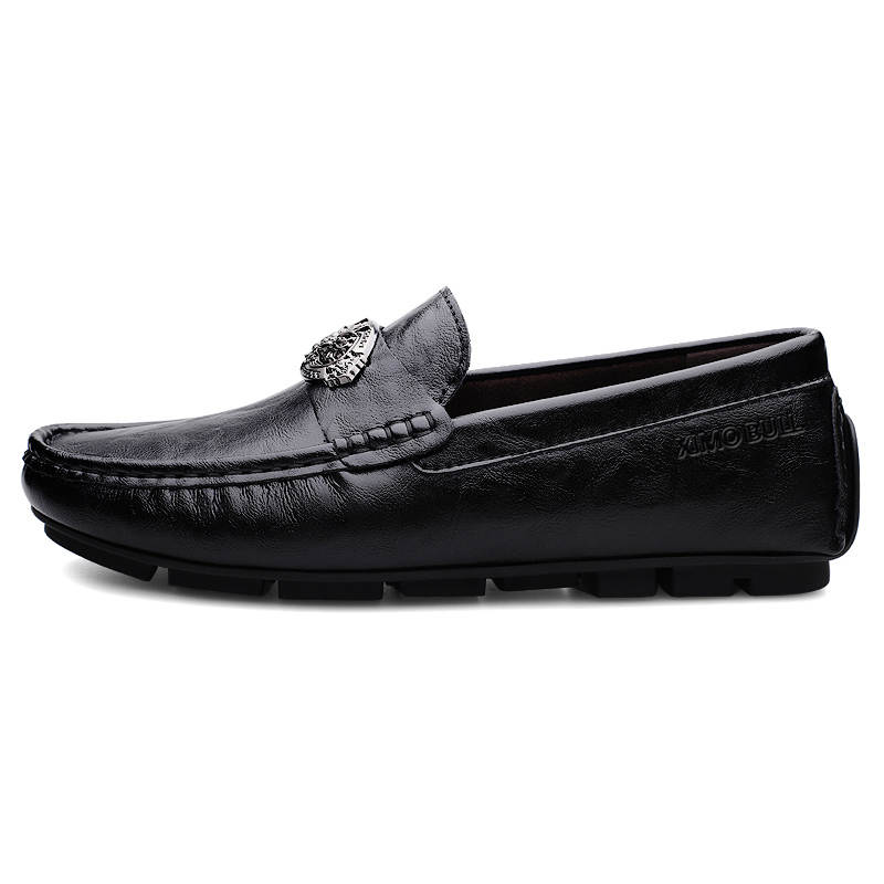 XIMO BULL Men's Casual Shoes Men's Low Top Black/White/Brown/Gray