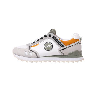 Colmar Low top Casual Shoes Men's Gray White Orange Green