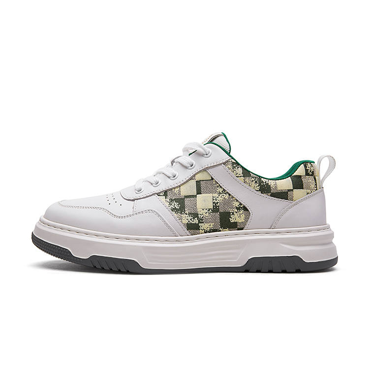 CROWN CROWN Cow Leather Low top Skateboard Shoes Men's