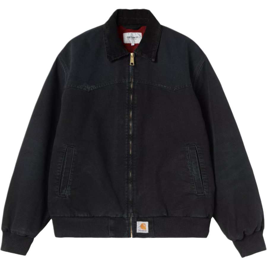 Carhartt Wip Logo Patch Zip-Up Jacket