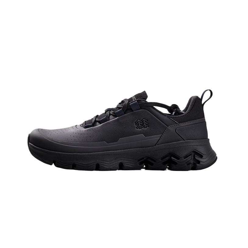 KOLON SPORT SWIFT LTR Synthetic Leather Outdoor Sports Cushioning Low top Casual Shoes Men's Black