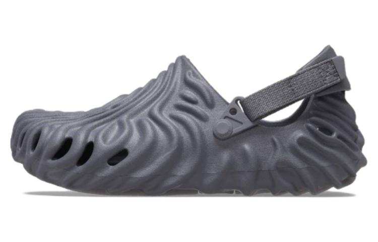 Crocs x Salehe Bembury Pollex Clog Fingerprint Shoe Beach Sandals Unisex Gray