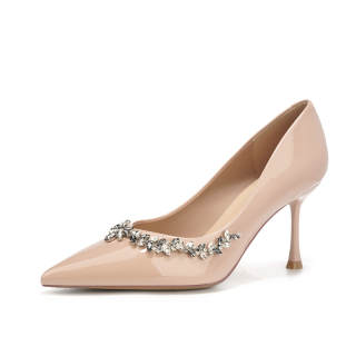 MIZAIJIA Patent Leather High Heels Women's