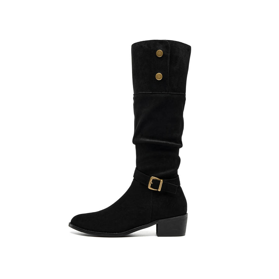 EBLAN EBLAN Knee high Boots 4cm Women's Black
