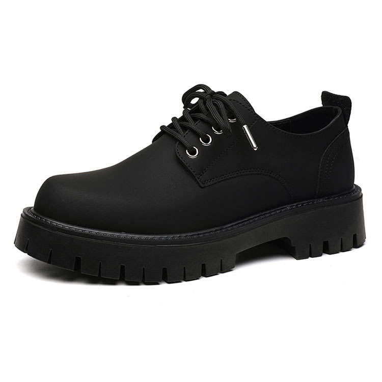 KAQIAODI Microfiber Leather Casual Shoes Men's Black