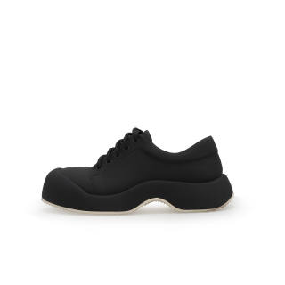 CORINNA DI MARSALA Loafers Cow Leather Minimalist Style Versatile 4.5cm Unisex Black White