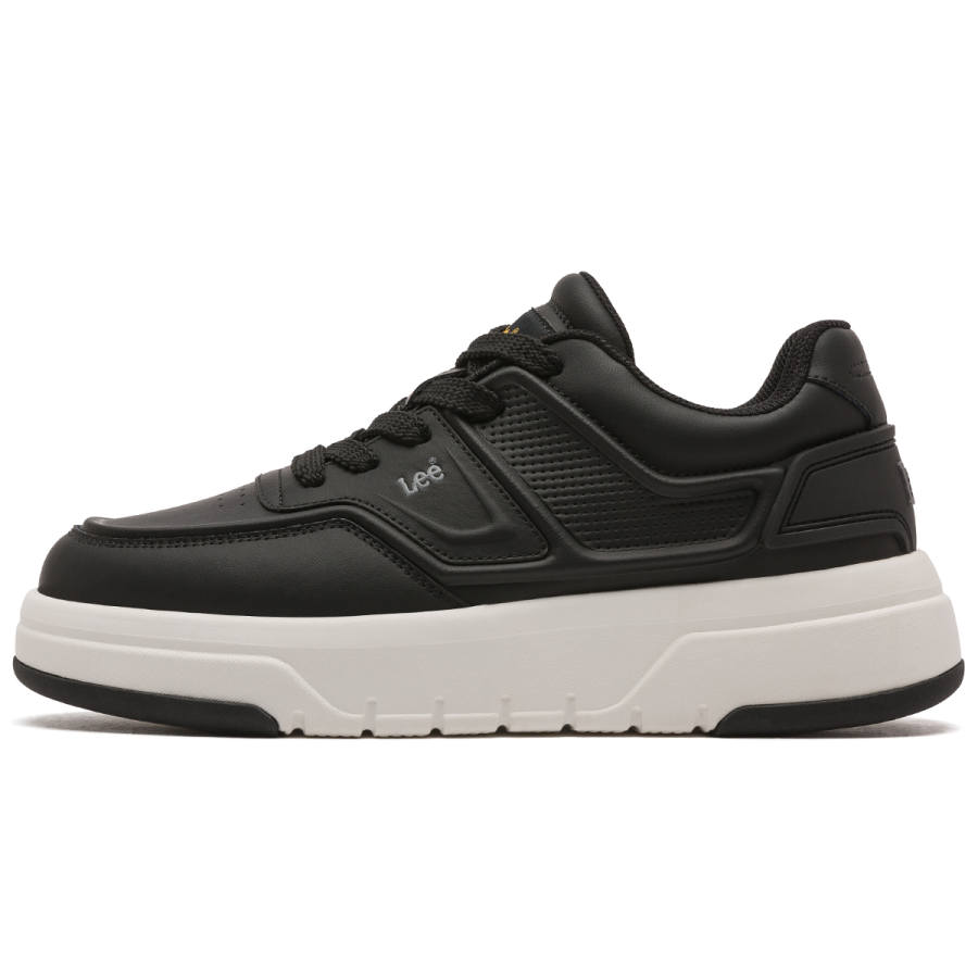 Lee Lee Black Warrior Height Increasing Low top Skateboard Shoes Men's