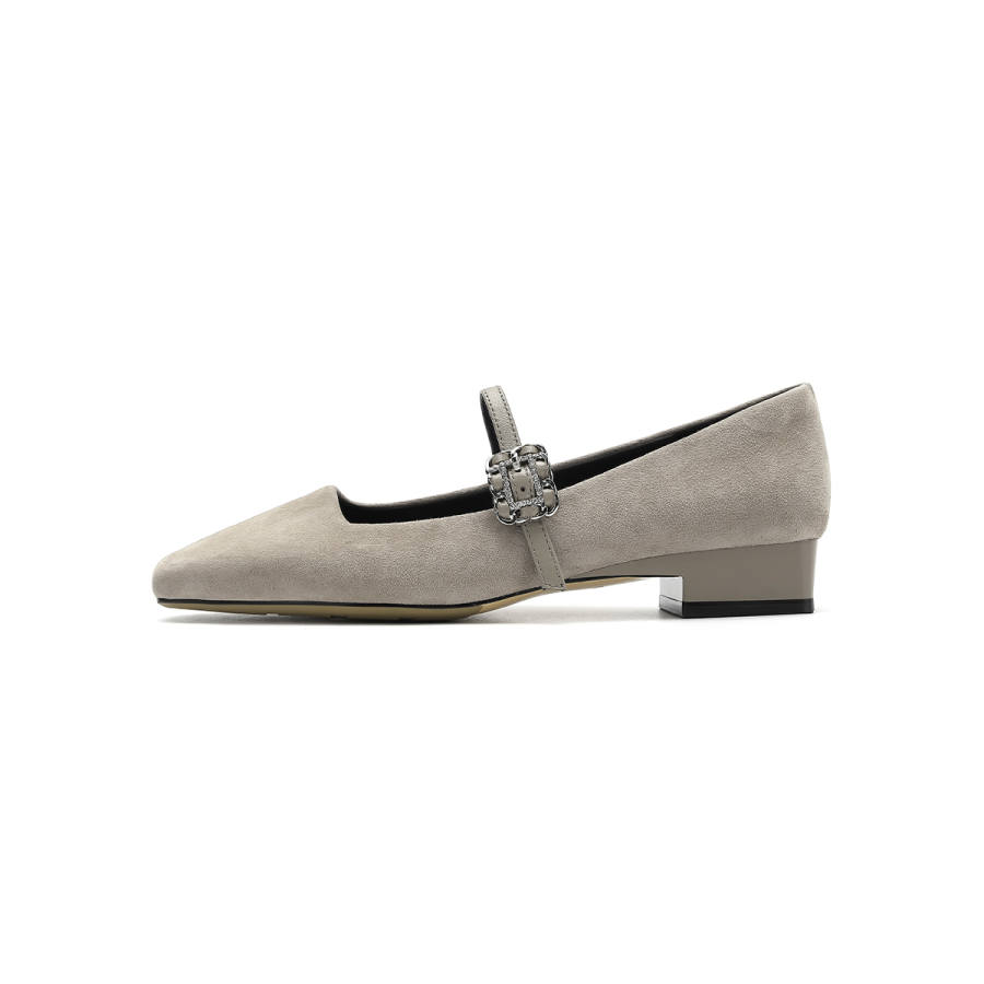 HARSON Chunky Heel Mary Jane Shoes 3cm Women's