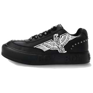 Boy London Low top Skateboard Shoes Unisex Black