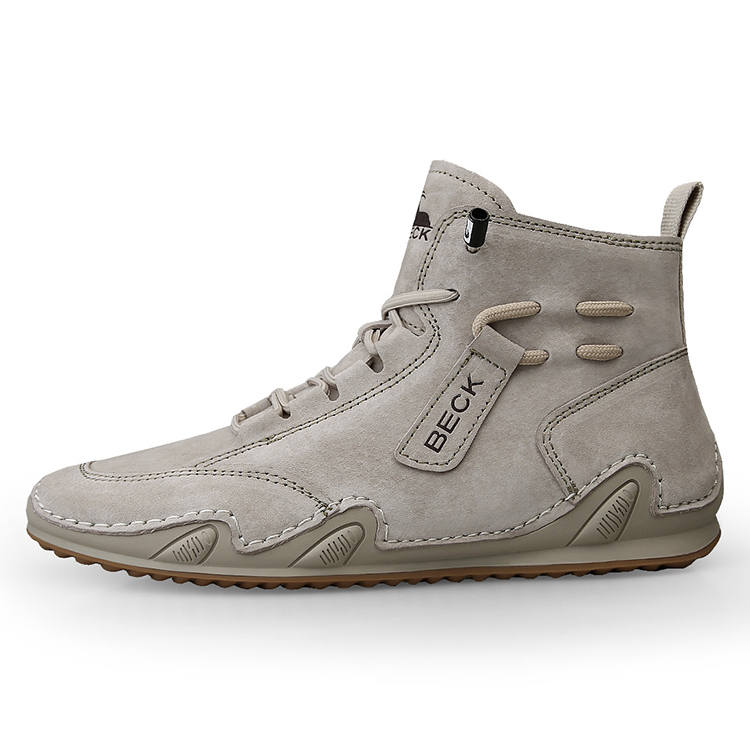 BECK Pigskin Slip Resistant Abrasion Resistant High top Casual Shoes Women's