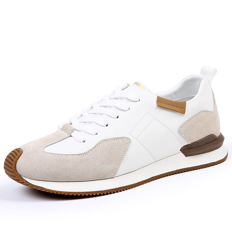 KACHILANG Cow Split Leather Low top Casual Shoes Men's