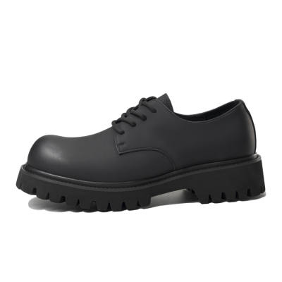EBLIS HUNGI Derby Casual Shoes Men's Black Height Increasing