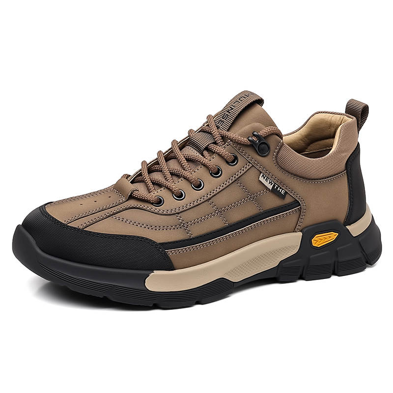 Mulinsen Casual Shoes Men's Low Top Black/Khaki/Gray