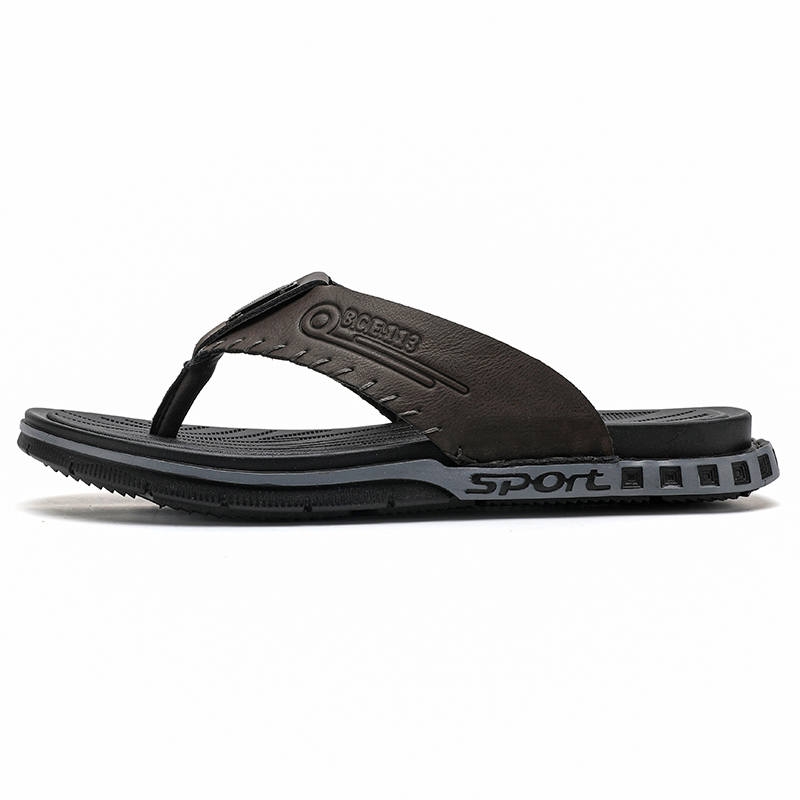 CAOZE Stitching Abrasion Resistant Abrasion Resistant Flip Flops Men's