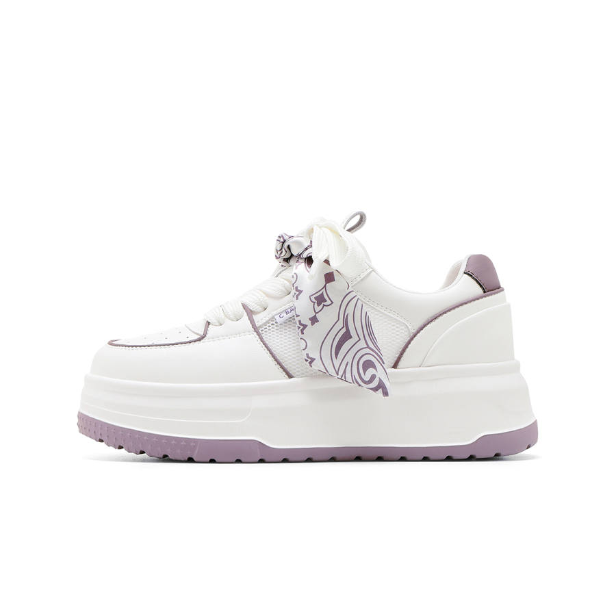 C°BANNER Cow Split Leather Low top Skateboard Shoes Women's