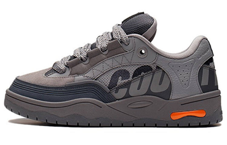 Li-Ning Li Ning CF Tracing Cushioning Low top Sports Casual Shoes Men's Gray