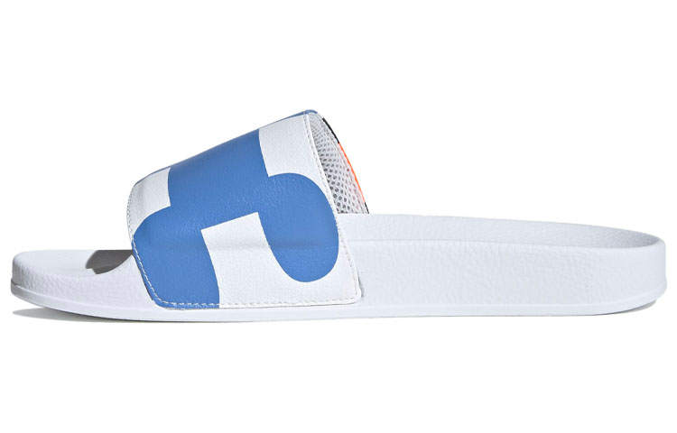 Y-3 Y 3 Slide Slippers Unisex White Blue Orange