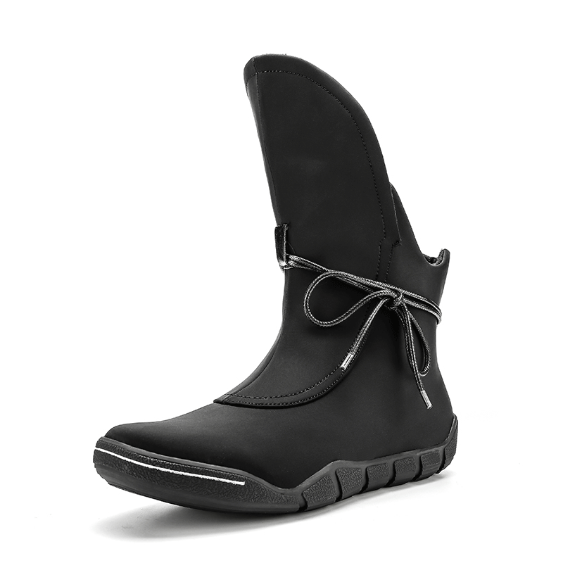 NORVINCY Thermal Knee High Snow Boots Men's Space Black