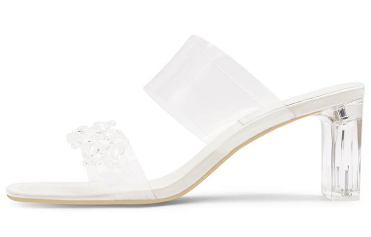 CAMEIDO Antibacterial Quick Dry Antibacterial Quick Dry Slide Slippers Women's White