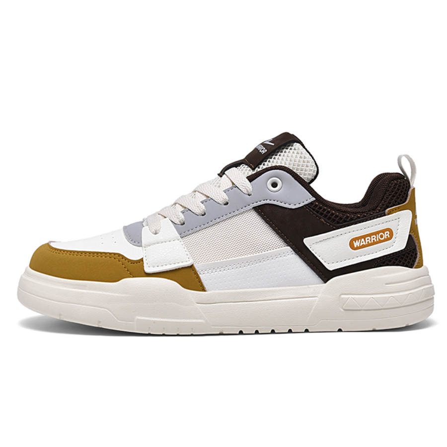 Warrior Mesh, Synthetic Leather Cushioning, Wear Resistant Low top Skateboard Shoes Men's
