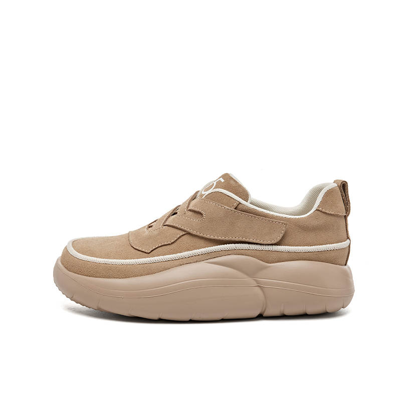 15 MINS Cow Split Leather Low top Casual Shoes Women's