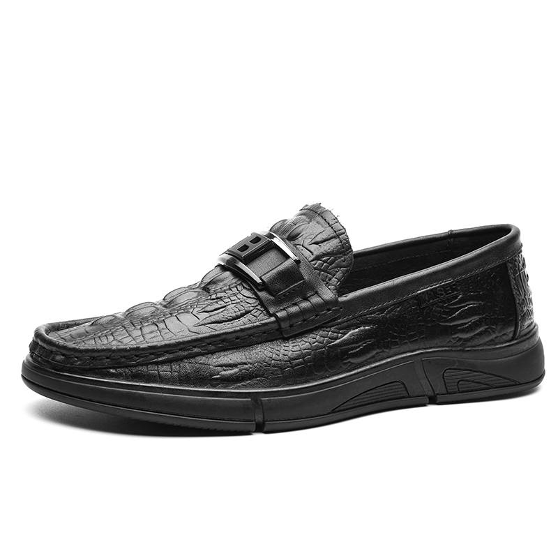KAISER KAISER Casual Leather Shoes Men's Black