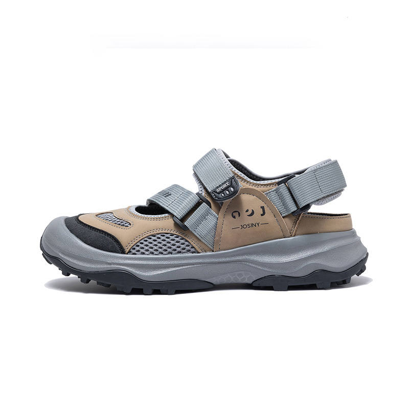 JOSINY JOSINY Beach Sandals Men's Brown/Gray/Black