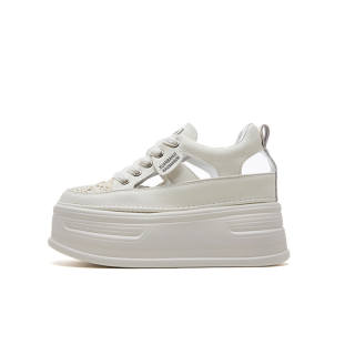 XUANBAHUI Breathable Moisture Wicking Quick Dry Lightweight Height Increasing Rebound Low top Casual Shoes Women's