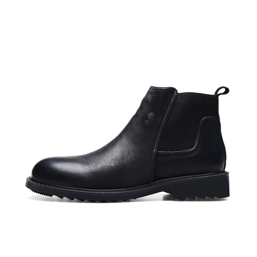 D:FUSE SCANDINAVIA D FUSE SCANDINAVIA Cow Leather Short Chelsea Boots Men's
